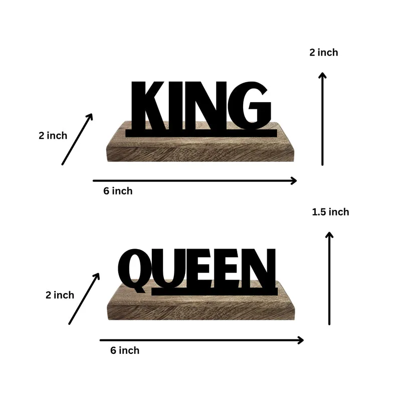 King & Queen Showpiece - Set Of Two media 5