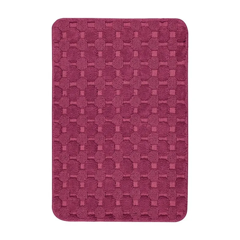 PurePlush Cotton Bath Mats (Wine) - Set of Two media 4