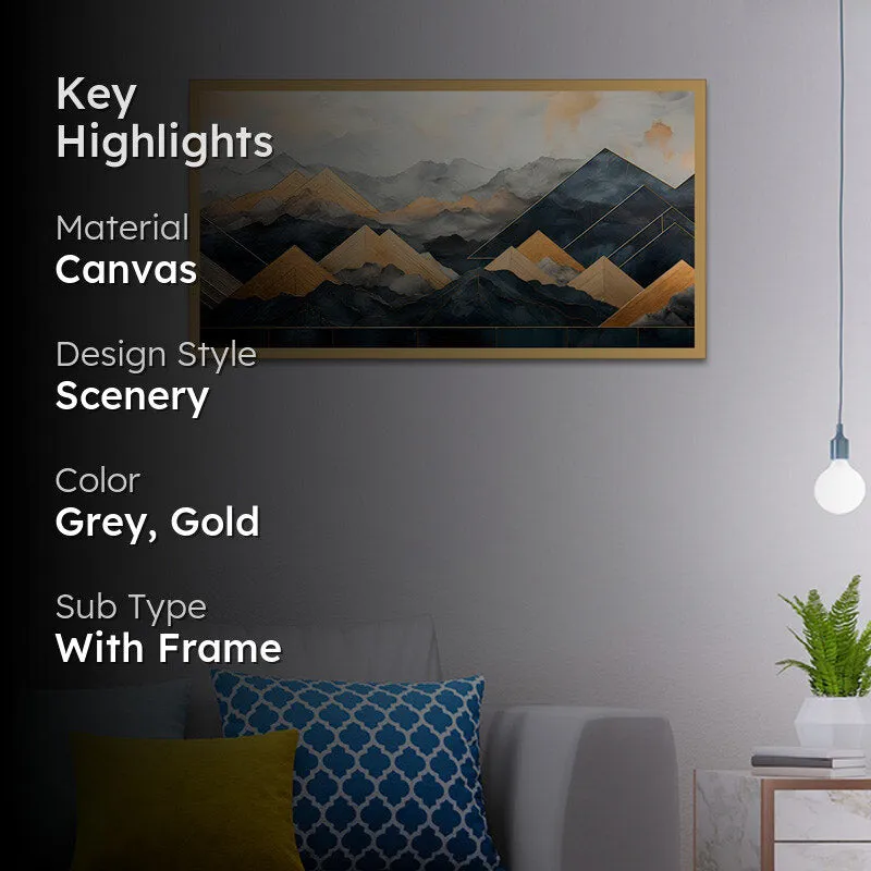Mountain Enchant Wall Painting media 2
