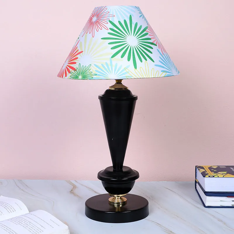 Hikari Hydra Printed Iron Table Lamp - Multicolor media 2