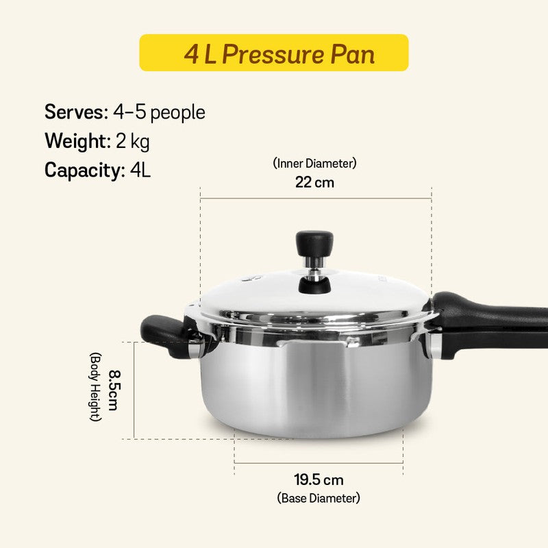 Meyer Stainless Steel Pressure Cooker - 4000 mL/17 Inches media 11