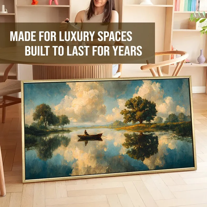 Tranquil Lake Reflection Wall Art media 5