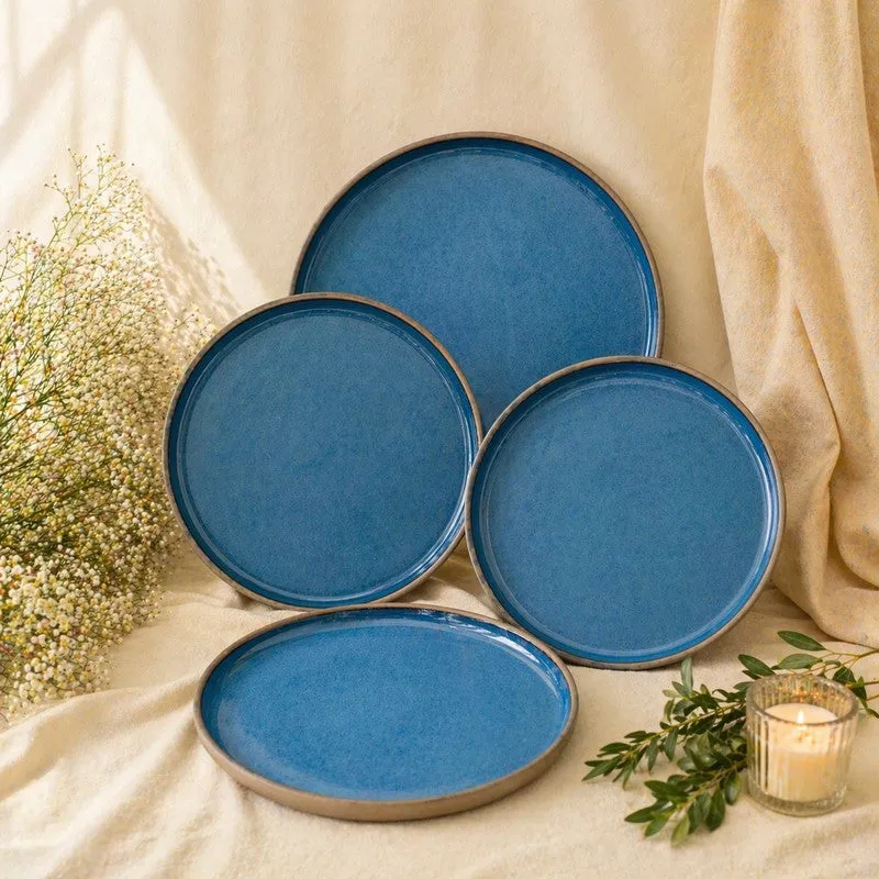 Azzure Ceramic Quarter Plate (10 Inch) - Set of Four media 4