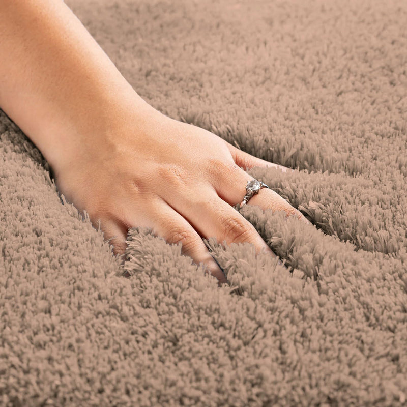 Vegas Luxe Micro Fiber Runner Rug - Rust media 4