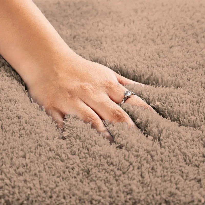 Vegas Luxe Micro Fiber Runner Rug - Rust media 4