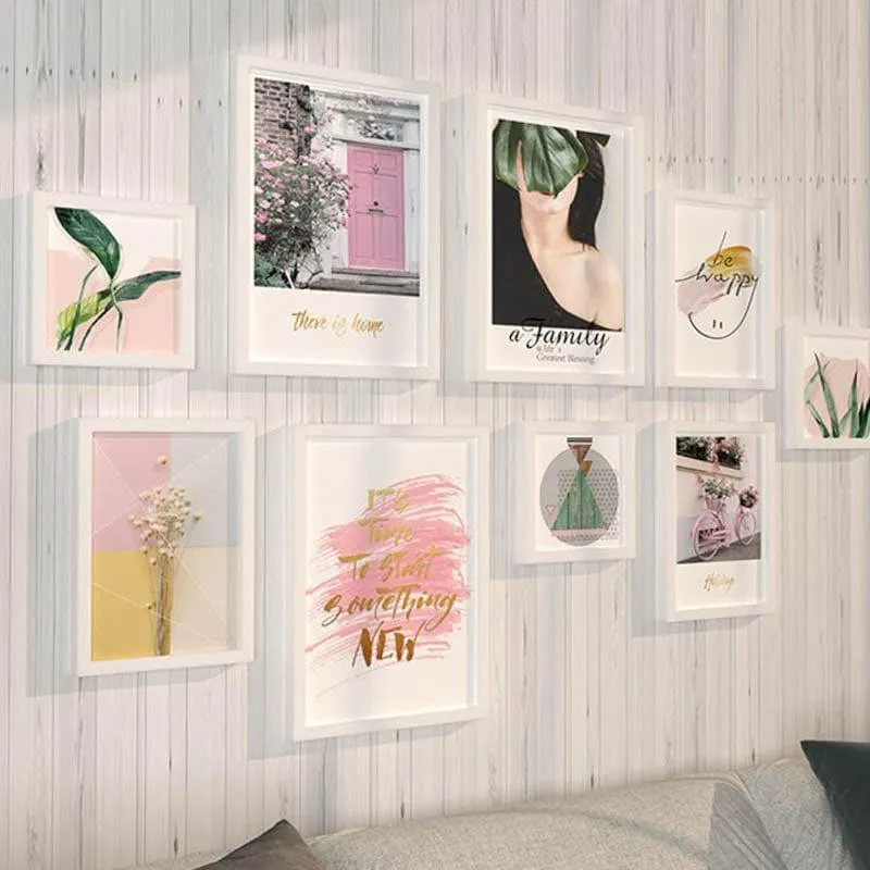 Minimalist Framed Wall Art - Set Of Nine media 4