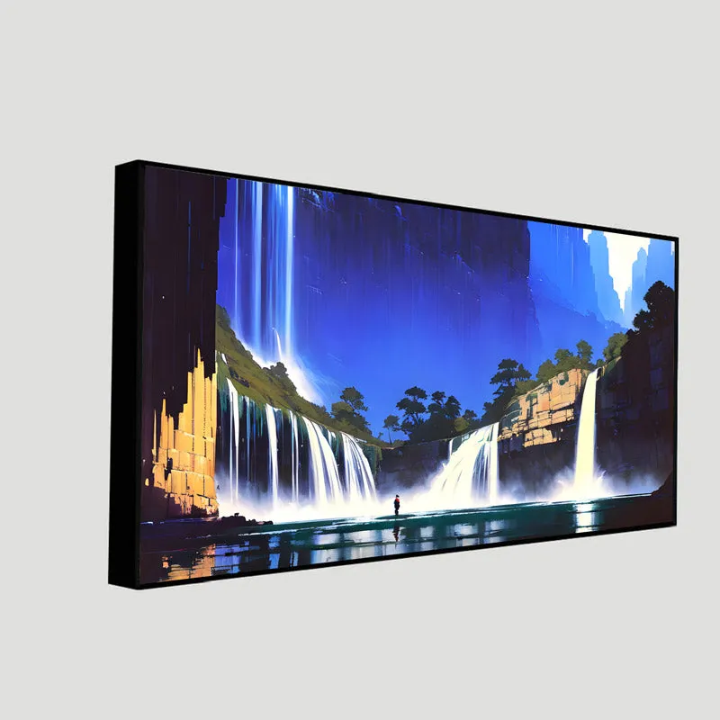 Iris Falls Canvas Wall Painting media 5
