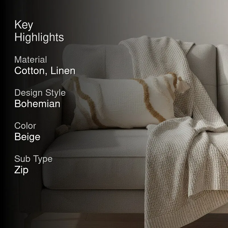 Crazy wave Tufted Cushion Cover media 2