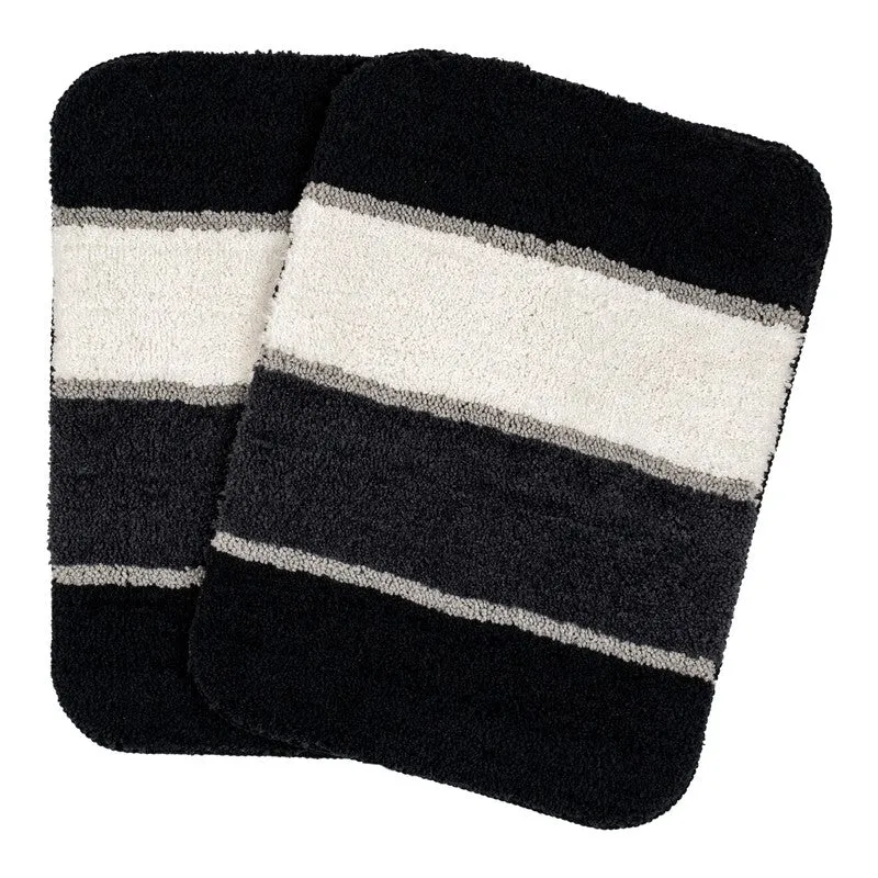CloudStep Bathmat ( black ) - Set Of Two media 1