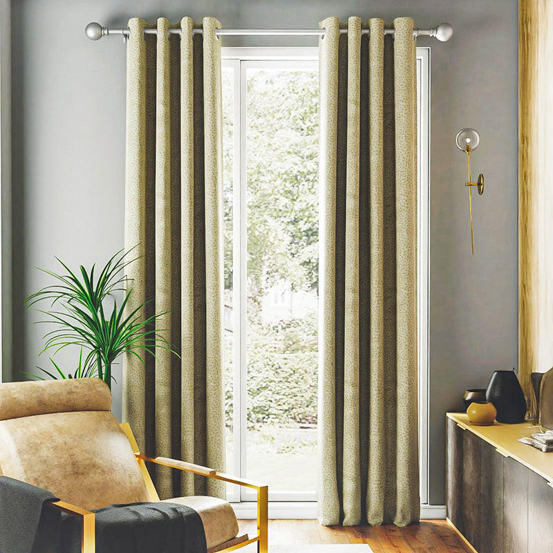 Artemisia Jacquard Blackout Curtain (Green) - Set Of Two