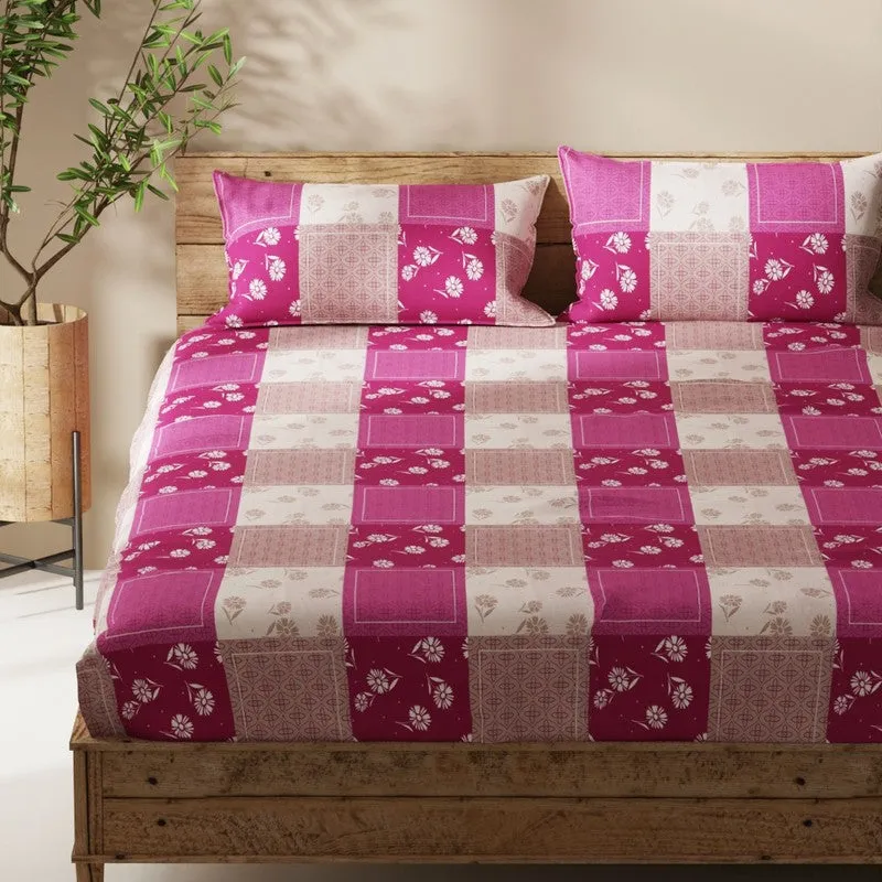 Norvik Bedsheet (Pink) - 115 GSM media 4