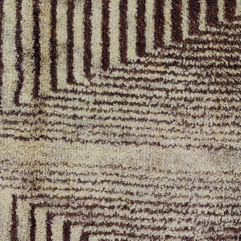Ravien Abstract Micro Fiber Area Rug - Brown media 4