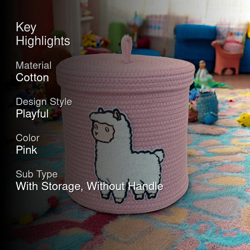 Li'l Lamb Cotton Storage Basket media 2