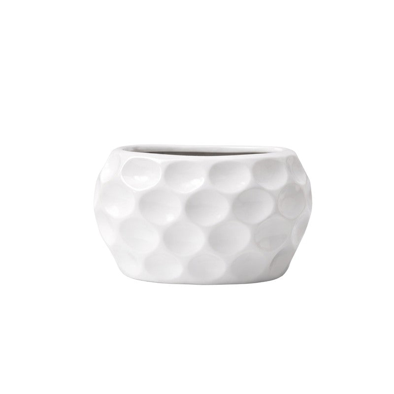 Pureva Ceramic Vase - White media 3