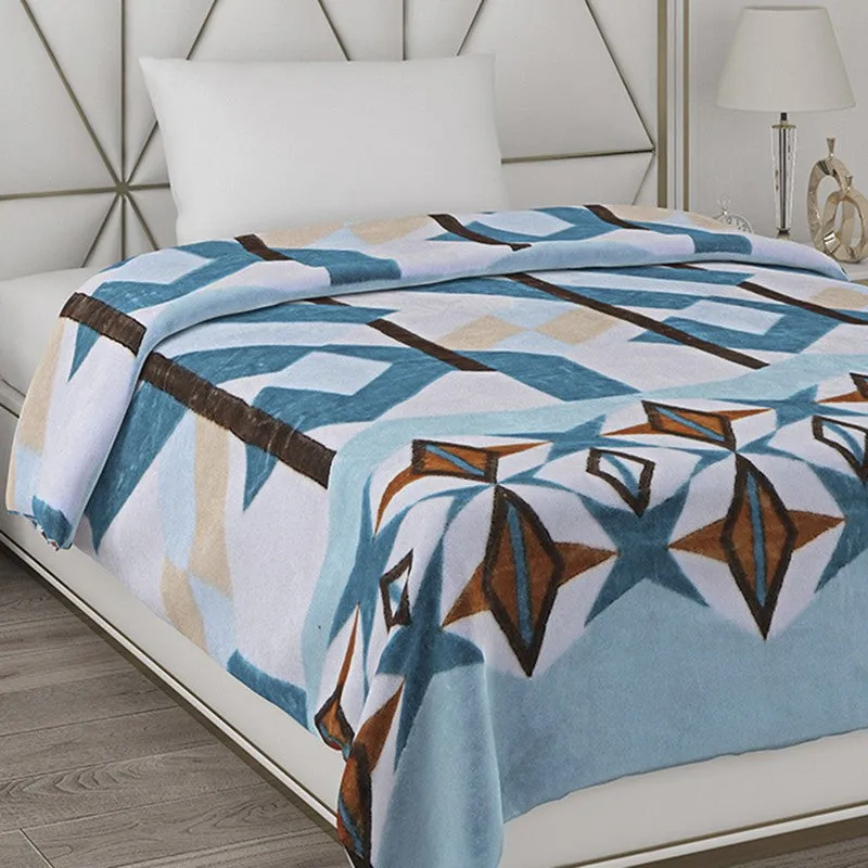 Monte Carlo Starry Haven Blanket (Blue,White) - 500 GSM media 4