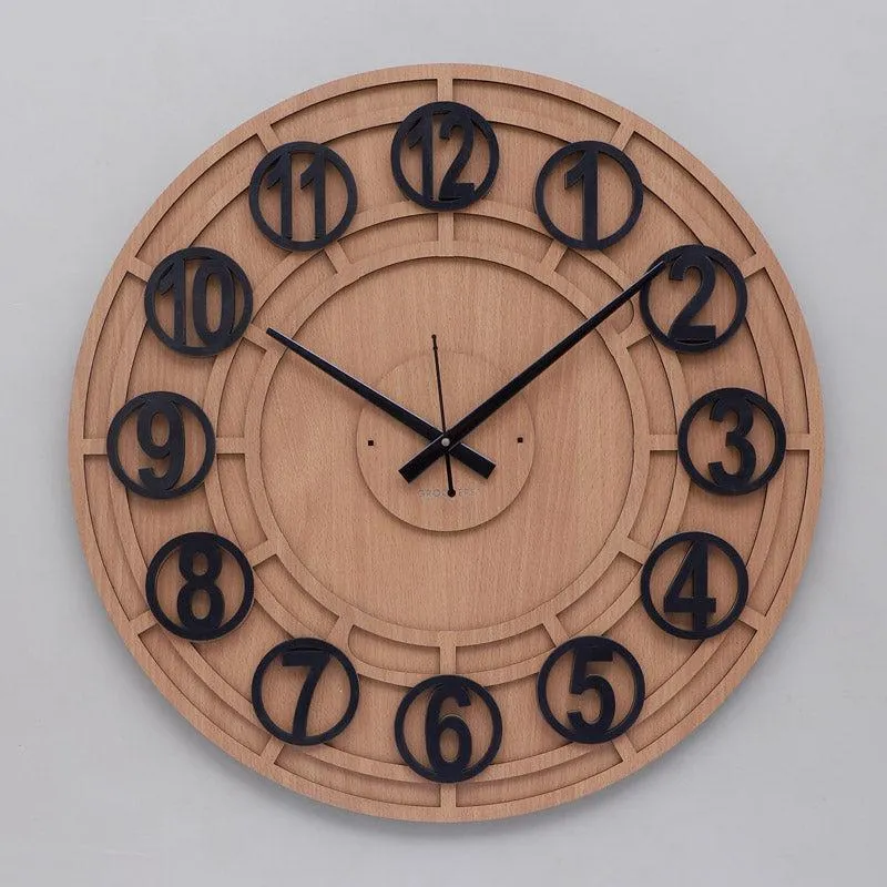 Balencia Wall Clock - Brown media 4