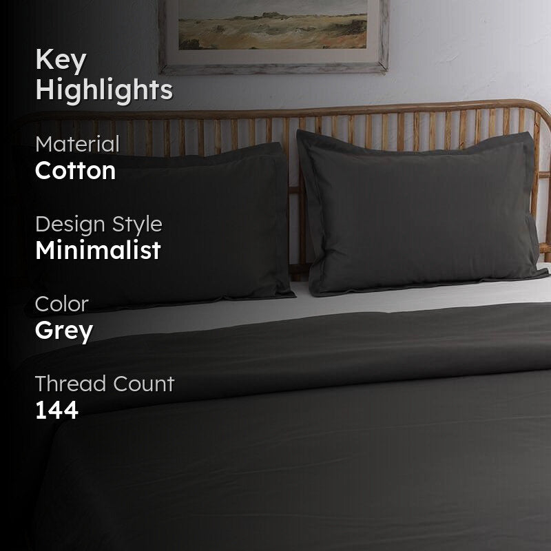 Dreamy Delight Duvet Cover - Grey media 2