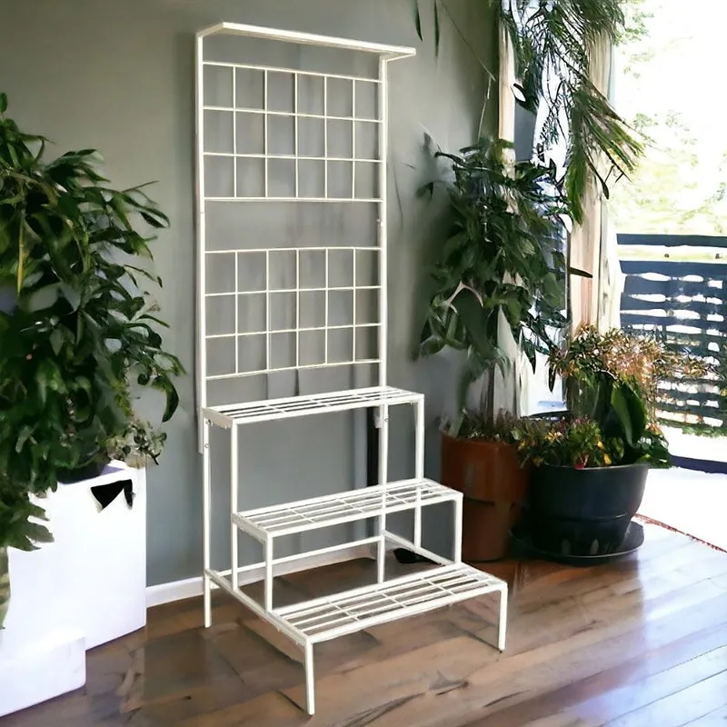 Vetro Planter Stand - White media 1