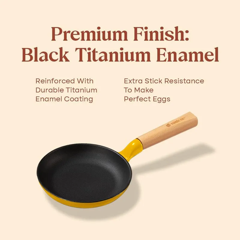 Cumin Co Enamel Cast Iron Frying Pan - 500 mL media 8