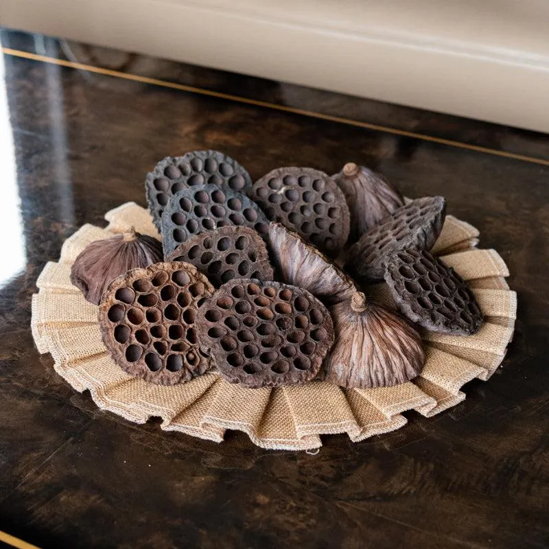 Sitto Dried Lotus Pods - Set Of Ten media 1