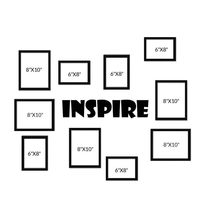 Inspire Photo Frame Collage - Set Of Ten media 3