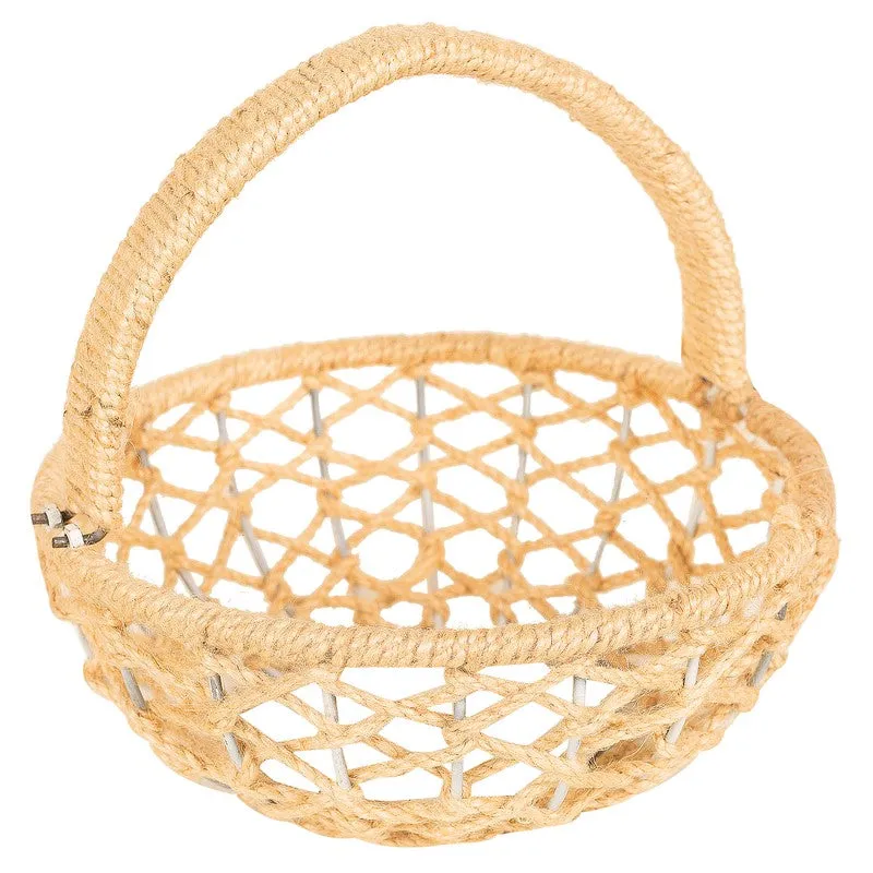 Fresh Nest (Jute,Metal) Fruit Basket media 3