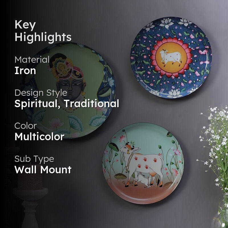 Holy Halo Wall Plate - Set Of Three media 2