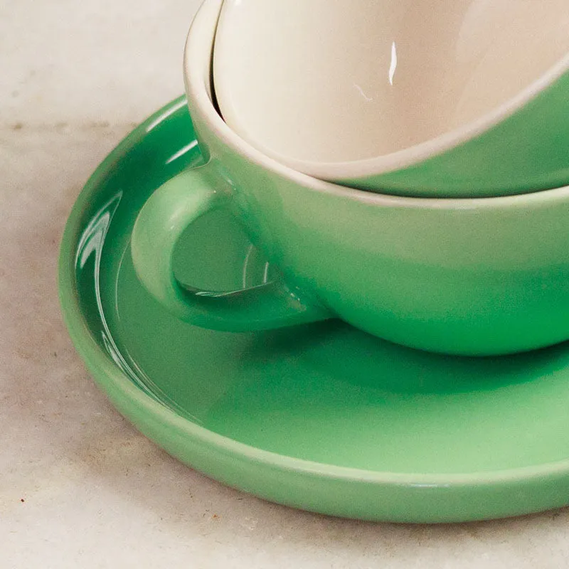 Blush & Brew Cup & Saucer (Mint/320 mL) - Twelve Piece Set media 3