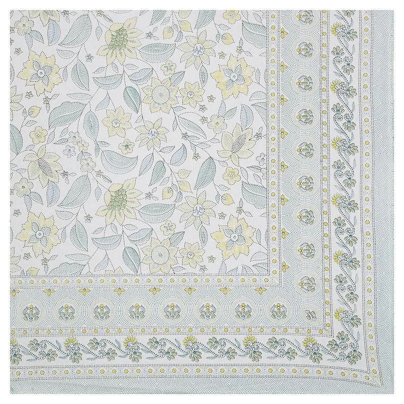 Ansa Flora Diwan Set (White) - Eight Piece Set media 6
