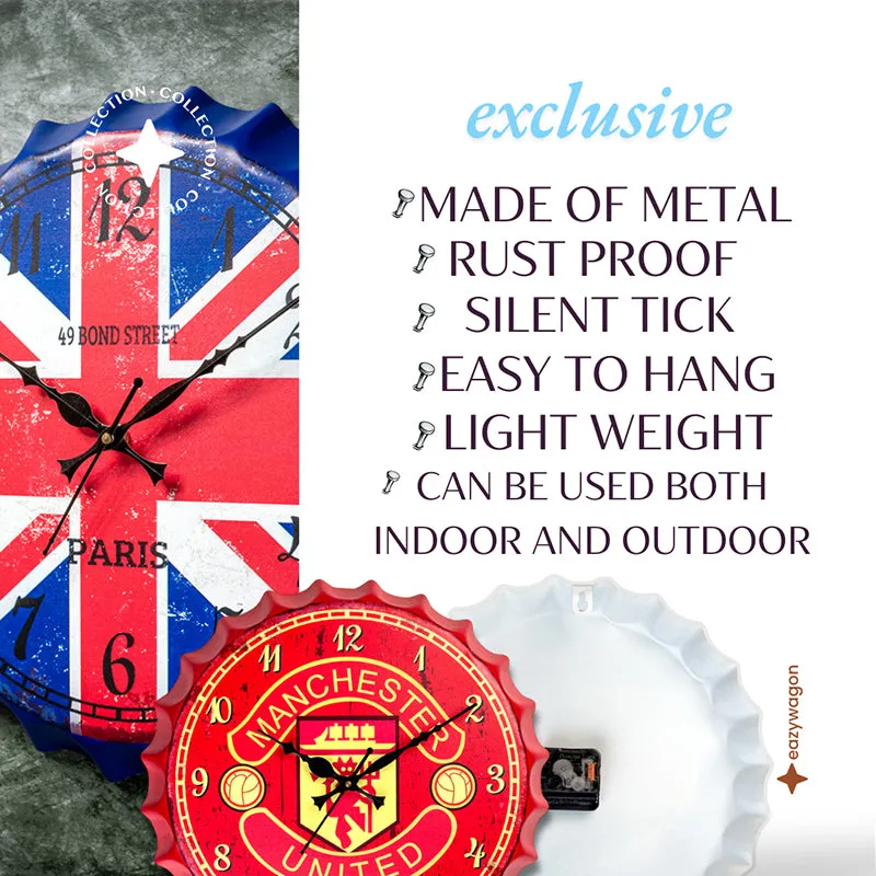 Arsenal Bottle Cap Wall Clock media 4