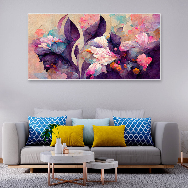 Nyxa Flora Canvas Wall Painting