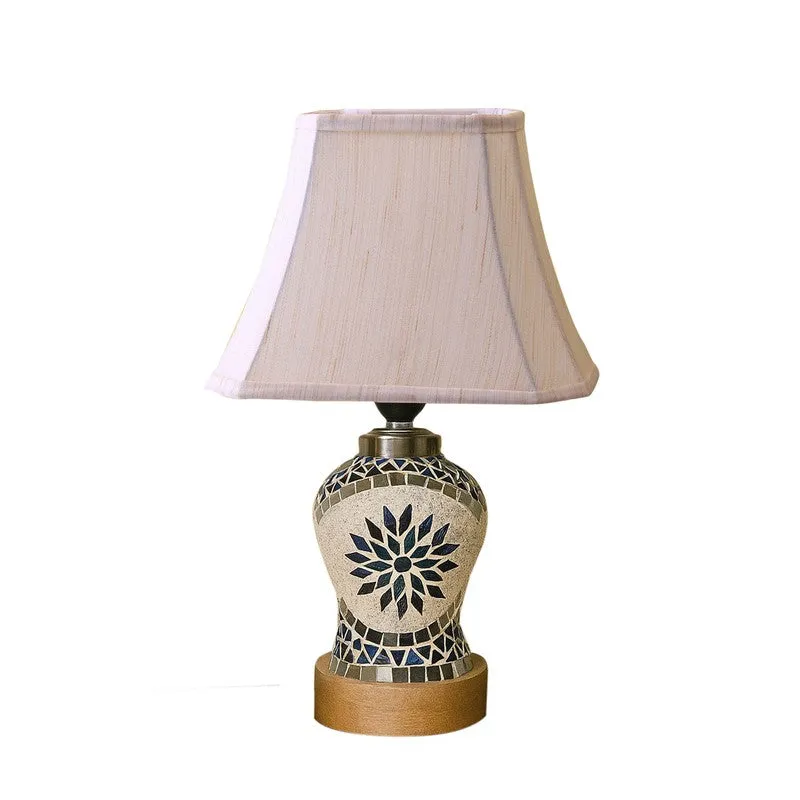 Floranira Square Wooden Table Lamp - Multicolor media 5
