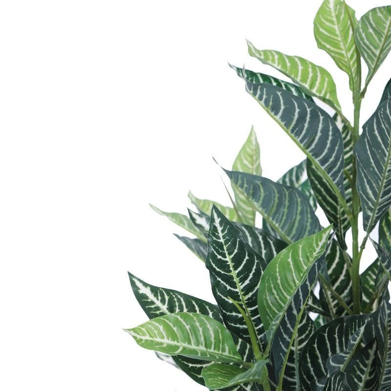 Faux Quercus Plant With Black Plastic Pot - 2.79 ft media 5