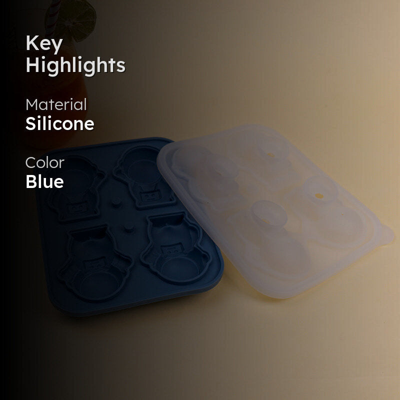 Astronaut Silicone Ice Cube Mould - Blue media 2