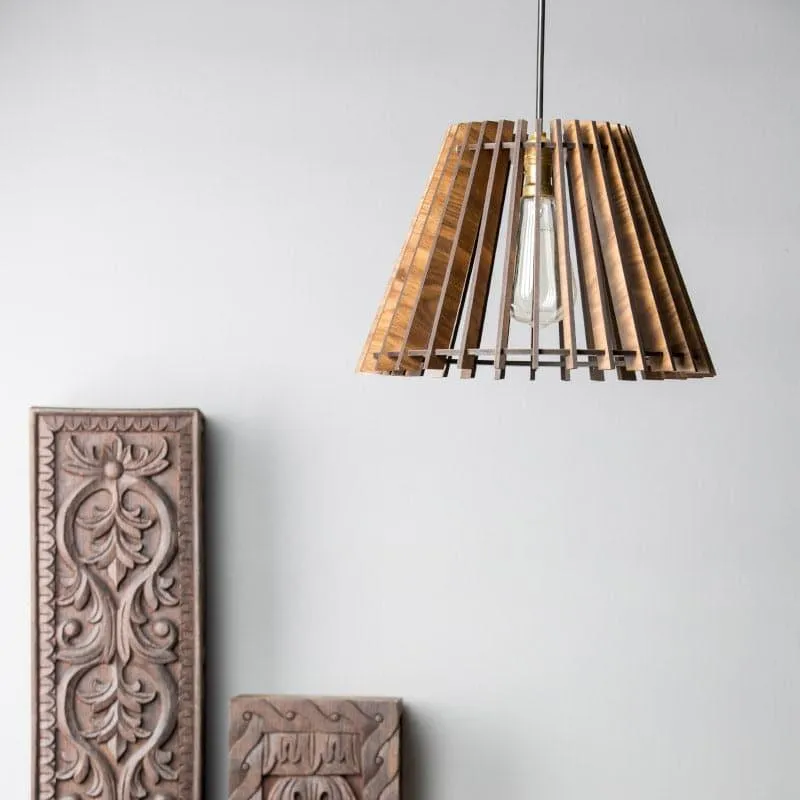 Isadore Wooden Ceiling Lamp media 3