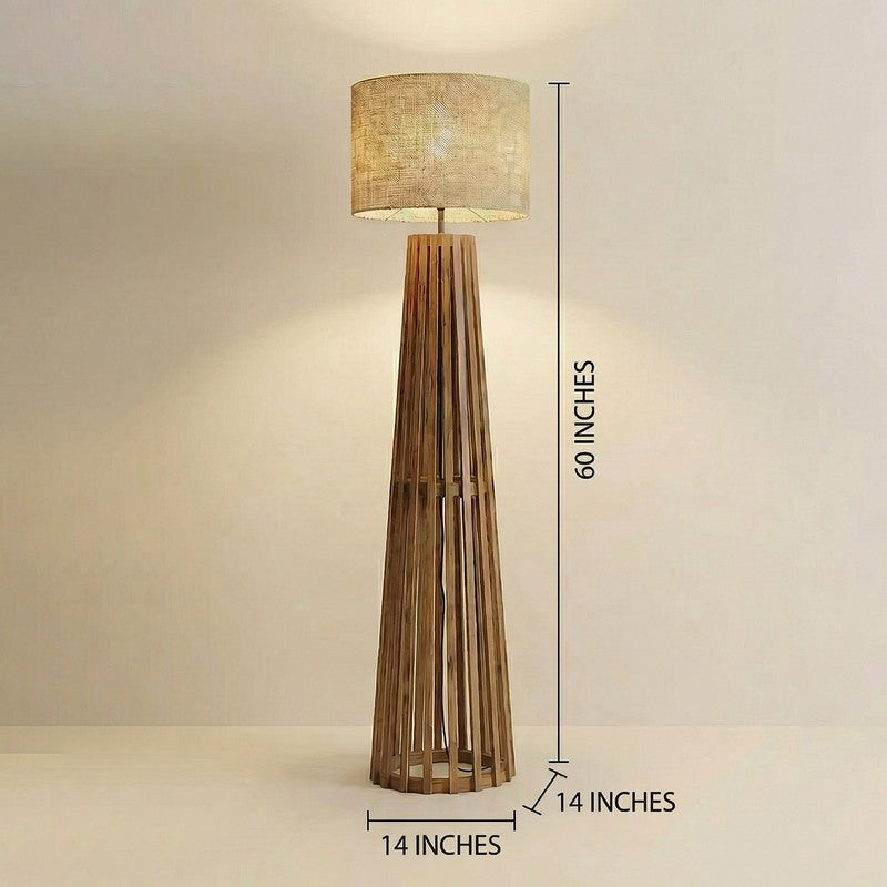 Resplend Wooden Floor Lamp media 9