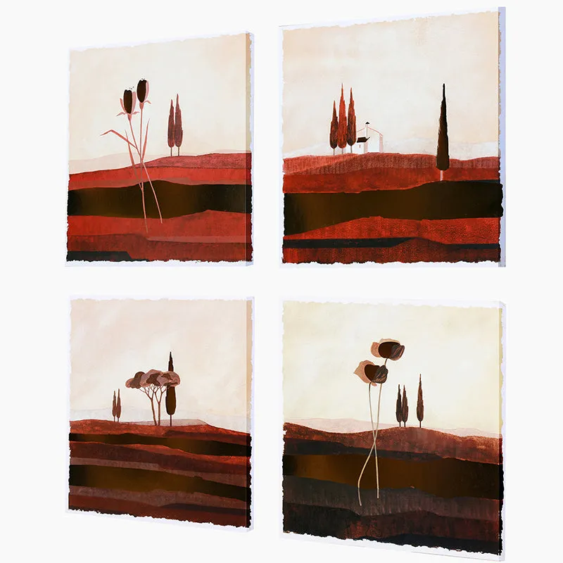 Deserted Land Wall Art - Set Of Four media 3