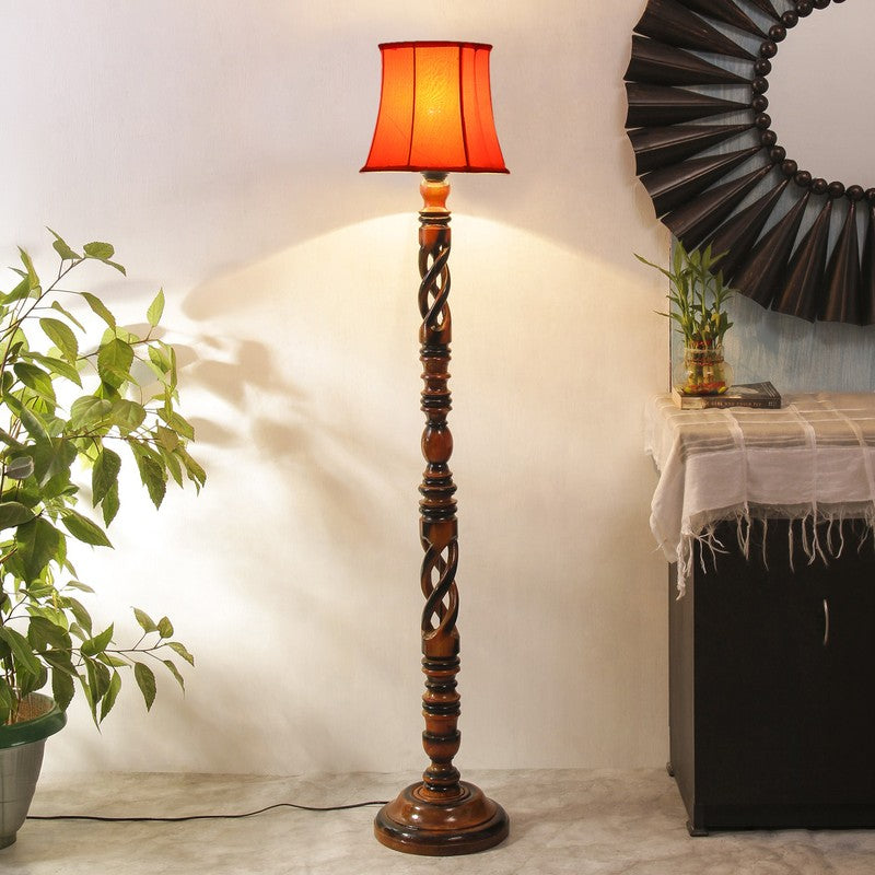 ImperialAura Luxe Floor Lamp (Orange)