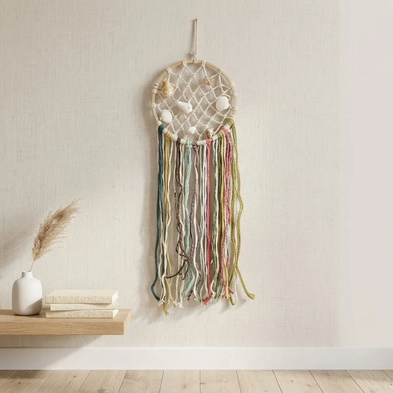 Sorcha Sea Shell Macrame Dreamcatcher media 1