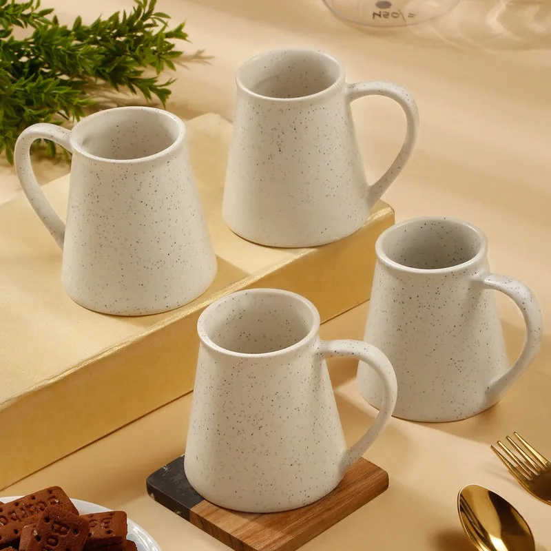 Mocha Ceramic Coffee Mug (300 mL Each) - Set Of Four media 1