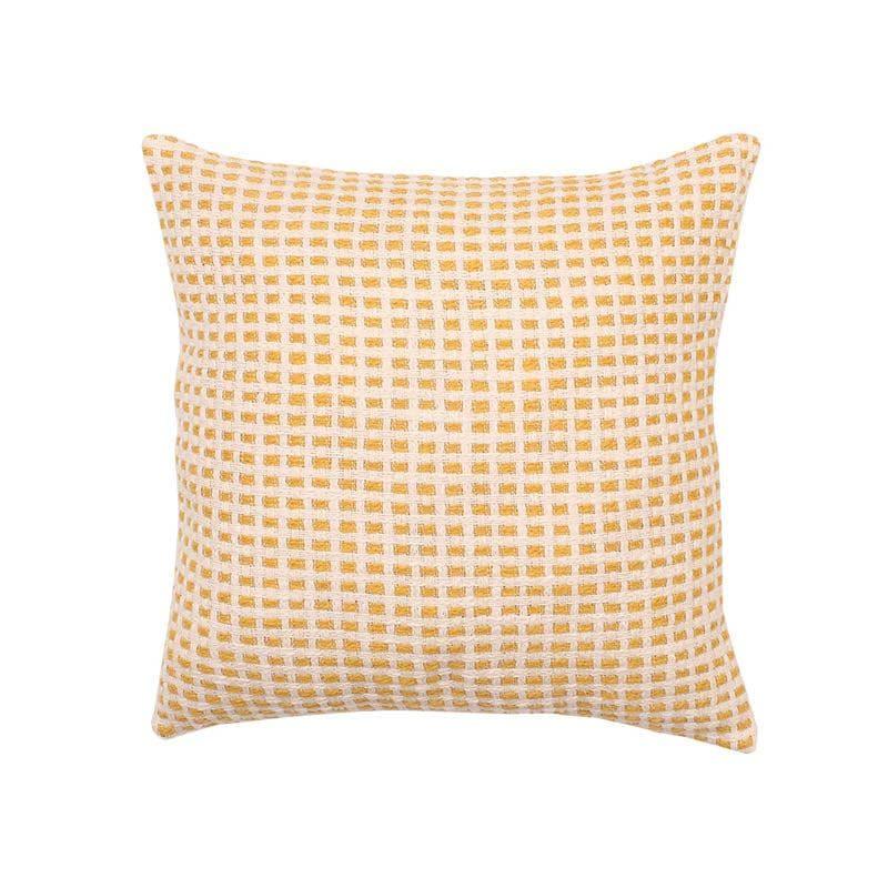 Girnar Cushion Cover (Yellow) - Set Of Two media 3