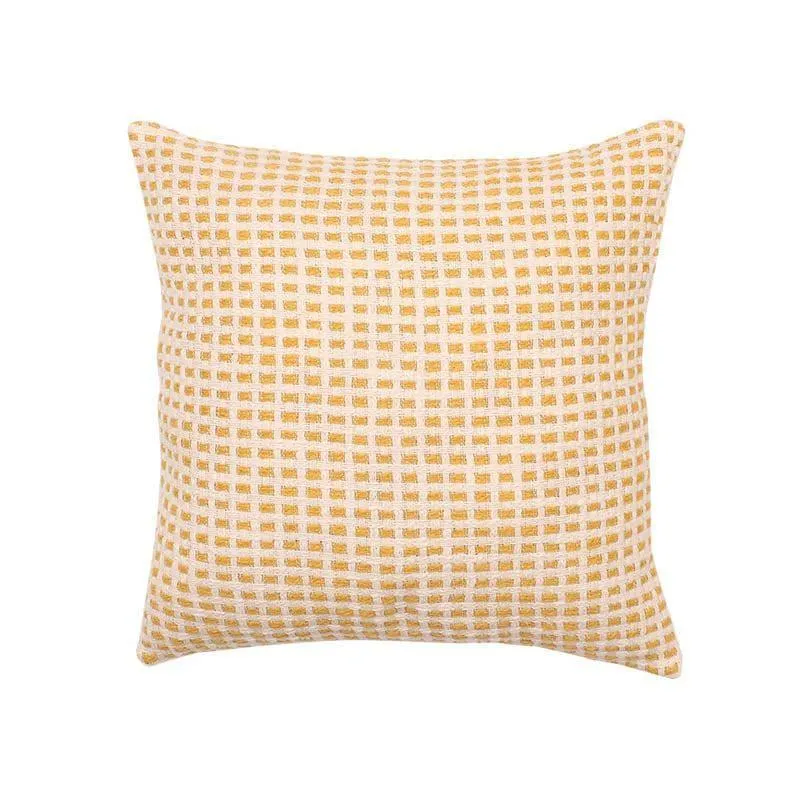 Girnar Cushion Cover (Yellow) - Set Of Two media 3