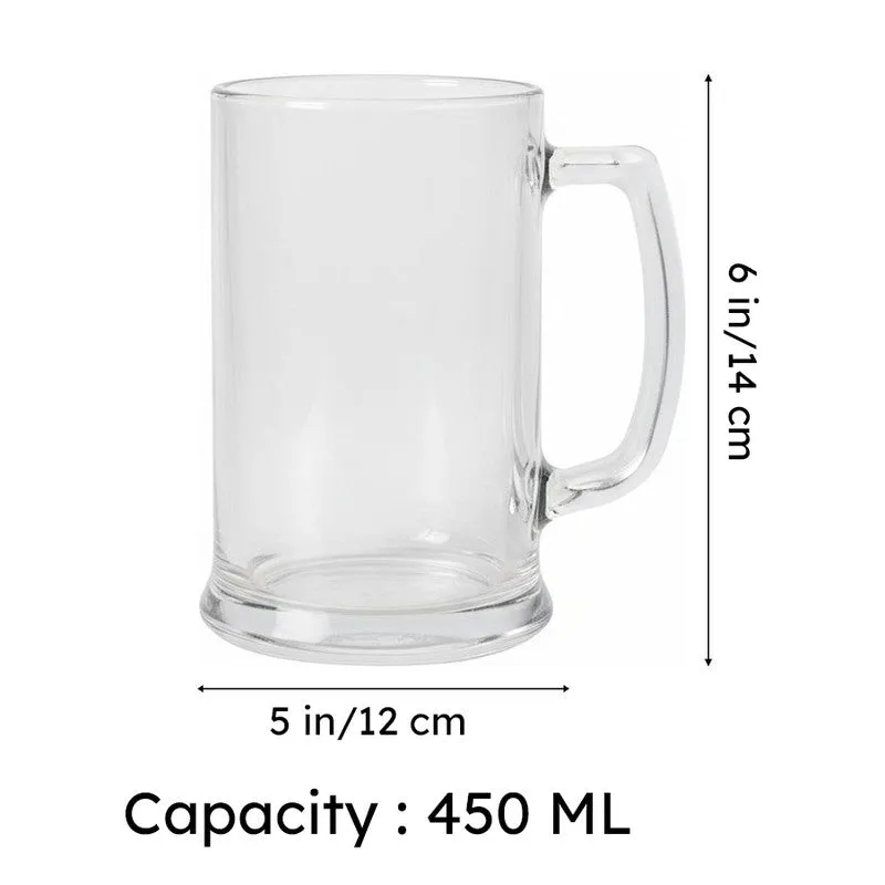 Malcolm Beer Mug (400 ML) - Set Of Four media 8