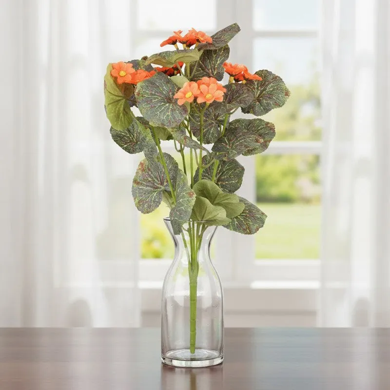 Linora Kalanchoe Artificial Flower(Orange) - Set Of Two media 6