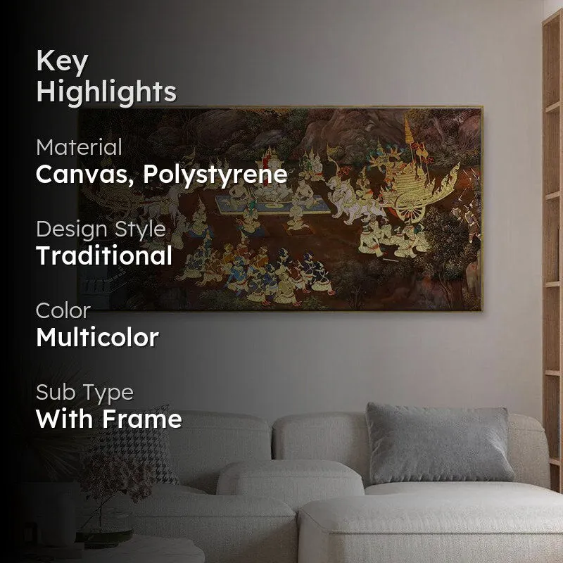 Royale Dinner Canvas Wall Painting media 2