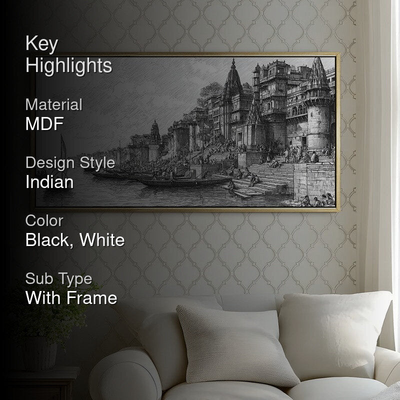 Heritage Along the Ganges Wall Art media 2