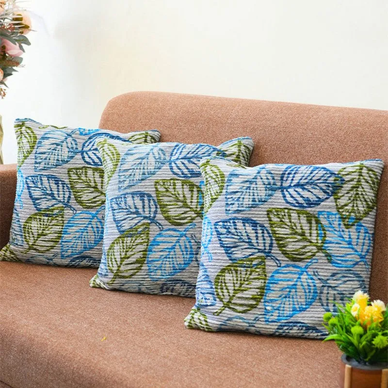 EdenPetals Cushion Covers (Blue) - Set Of Three media 1