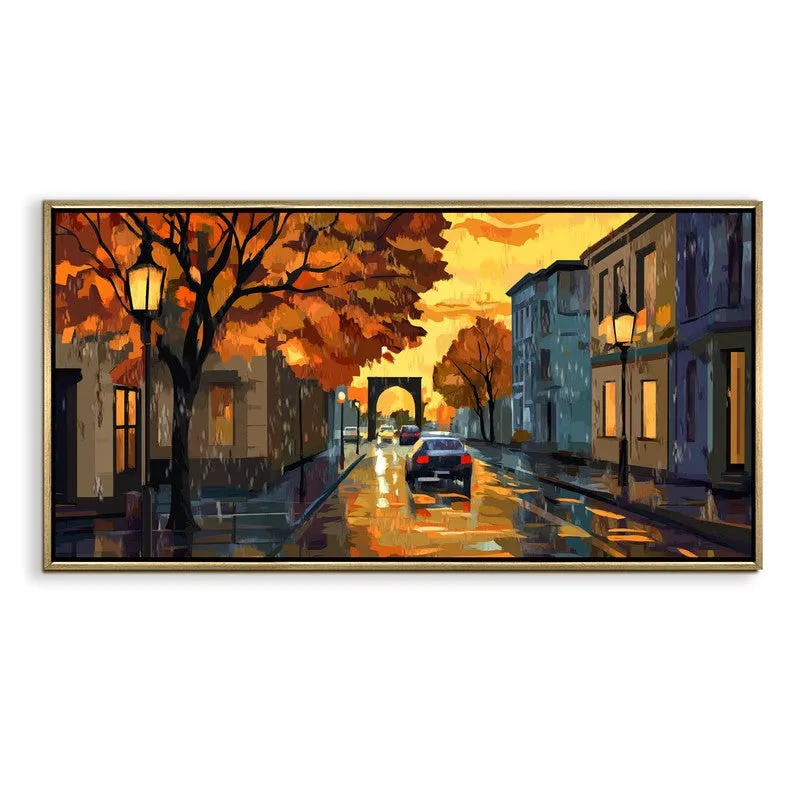 Luminance Canvas Wall Painting With Frame media 3