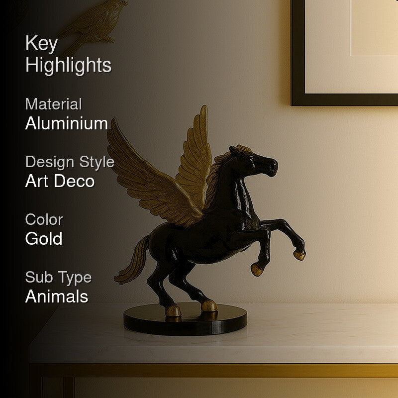 Flying Horse Showpiece media 2