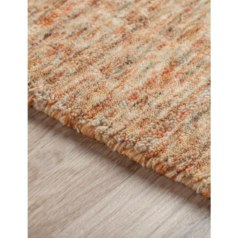 Leyla Hand Woven Wool Rug - Rust media 6